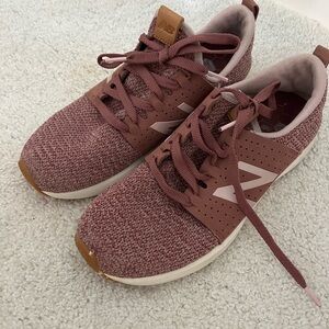 New Balance Pink Knit Mesh Sneakers